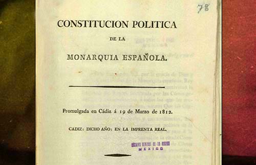 Portadilla de <p>Se promulga la Constitución de Cádiz</p>