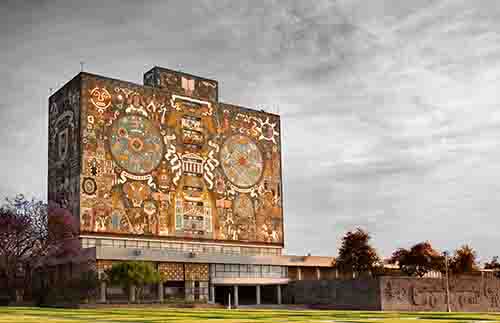 Portadilla de <p>El mosaico gigante de la Biblioteca Central de la UNAM</p>