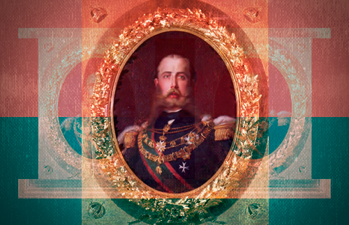 Portadilla de <p>Maximiliano de Habsburgo en el trono mexicano</p>