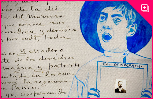Portadilla de Al Apóstol de la Democracia: álbumes de autógrafos dedicados a Francisco I. Madero