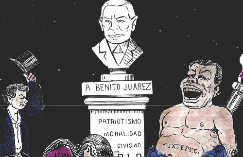 Portadilla de La caricatura política del siglo XIX en México