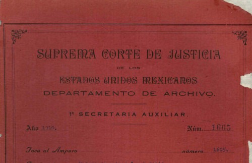 Portadilla de <p>El archivo de la Suprema Corte de Justicia de la Nación y la Revolución</p>