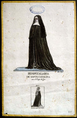 Imagen de Hospitalaria de Santa Catalina con el Trage de Coro (propio)