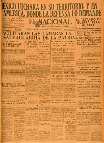 Imagen de El Nacional. Órgano oficial del Gobierno de México