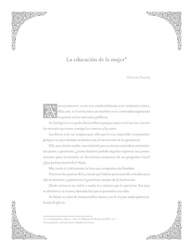 Imagen de La educacion de la mujer (propio)