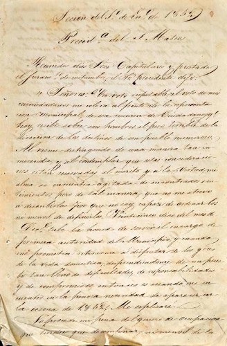 Imagen de Actas del Ilustre Ayuntamiento de Mazatepec, año de 1852 (atribuido)