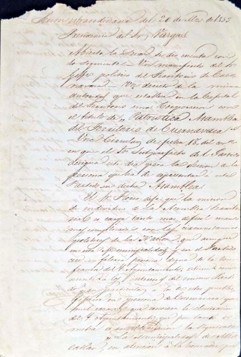 Imagen de Actas del Ayuntamiento de Mazatepec, marzo de 1853 (atribuido)