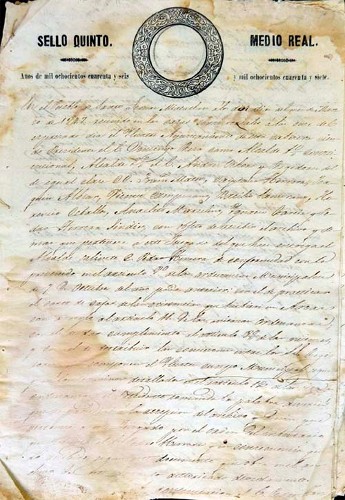 Imagen de Actas del Ilustre Ayuntamiento. Año de 1847 (propio)