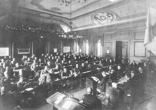 Imagen de Postal de invitación a la trigésima primera Reunión del Consejo de Gobernadores de la Liga de Sociedades de la Cruz Roja que se celebró en la Ciudad de México en 1971 (II) (atribuido)