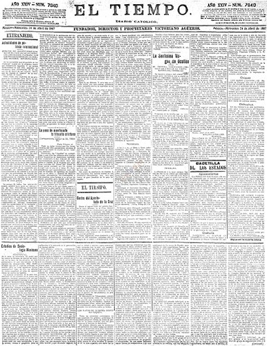 Imagen de El Tiempo: Diario católico (propio)