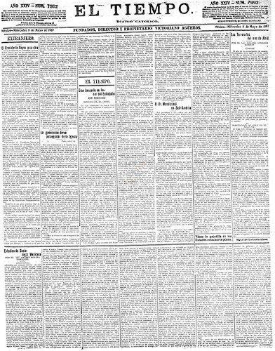 Imagen de El Tiempo: Diario católico (propio)