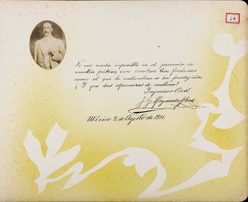 Imagen de Lámina de Ingeniero Civil, J. G. Higareda Reed, Miembro de la Comisión Nacional de Partidos Aliados 1910; para Francisco I. Madero (atribuido)