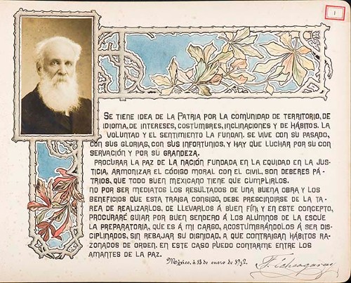 Imagen de Lámina de [Francisco Echegaray Allen] para Francisco I. Madero (atribuido)