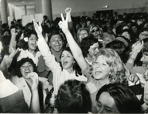 Imagen de En el Centro Médico, último día del Programa del Año Internacional de la Mujer, celebrado en la Ciudad de México 1975 (atribuido)