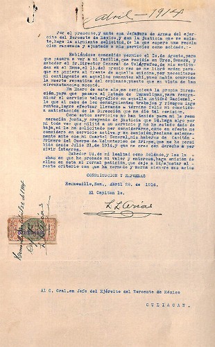 Imagen de Correspondencia, Obregón Álvaro (atribuido)