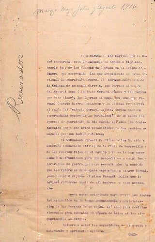 Imagen de Correspondencia, Obregón Álvaro (atribuido)
