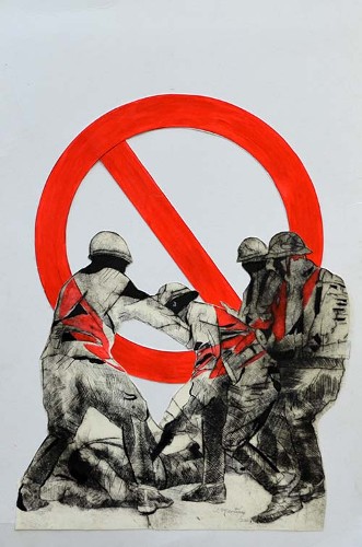 Imagen de Cartel conmemorativo del movimiento estudiantil de 1968 (propio)