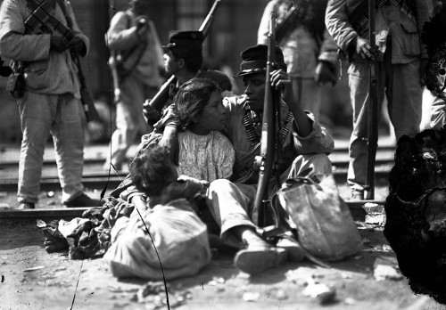 Imagen de Soldado federal con su familia (atribuido)