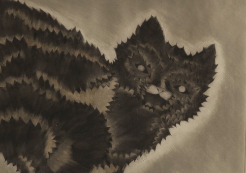 Imagen de Gato con manzanas (propio)