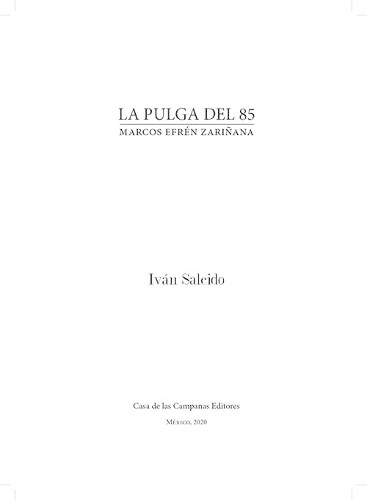 Imagen de La Pulga del 85: Marcos Efrén Zariñana (propio)