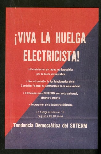 Imagen de ¡Viva la huelga electricista! (atribuido)