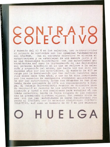 Imagen de Cartel Contrato colectivo o huelga (atribuido)