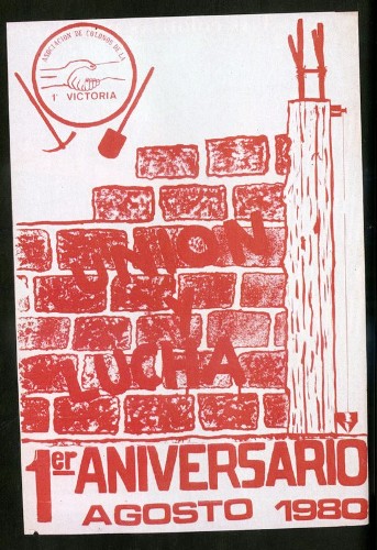 Imagen de Cartel Primer aniversario agosto 1980 (atribuido)