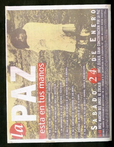 Imagen de Cartel La paz está en tus manos (atribuido)