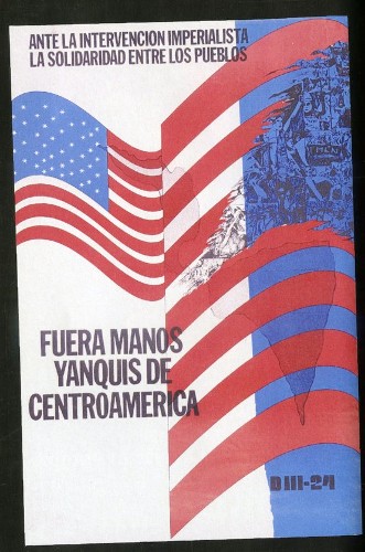 Imagen de Cartel Fuera manos yanquis de Centroamérica (atribuido)