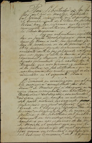 Imagen de Plan de Ayala