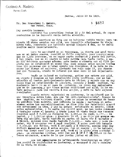 Imagen de Correspondencia con su hermano Francisco