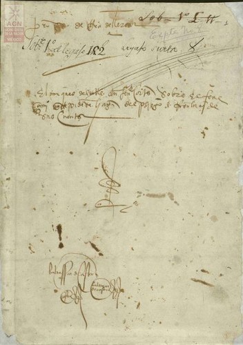 Imagen de Expediente 8: Petición del Marqués del Valle sobre el fenesimiento del pliego de resolución de sus cuentas