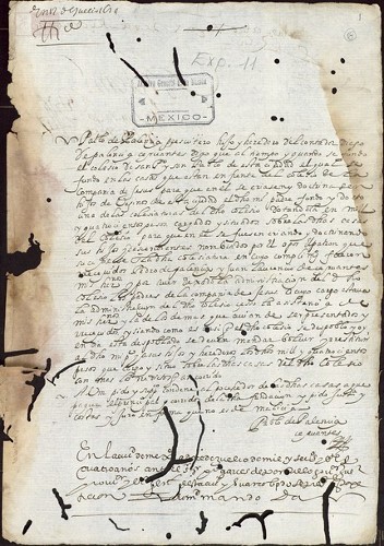 Imagen de Exp.189 Petición para que se devuelva una colegiatura del Colegio de San Pedro y San Pablo