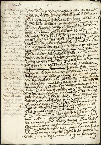Imagen de Exp.133 Titulo de familiar de las minas de San Luis Potosí; de Francisco Flores Camargo