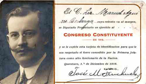 Imagen de Credencial de diputado federal