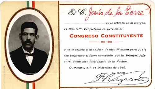 Imagen de Credencial de diputado federal