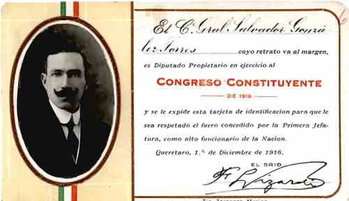 Imagen de Credencial de diputado federal