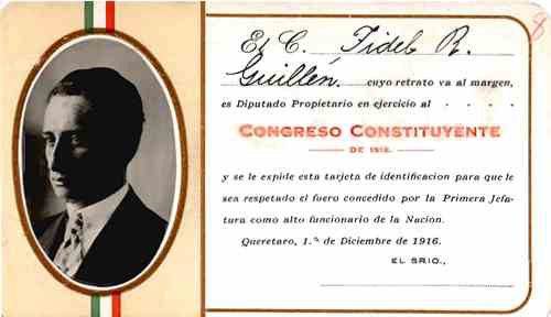 Imagen de Credencial de diputado federal