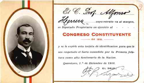 Imagen de Credencial de diputado federal