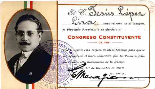 Imagen de Credencial de diputado federal