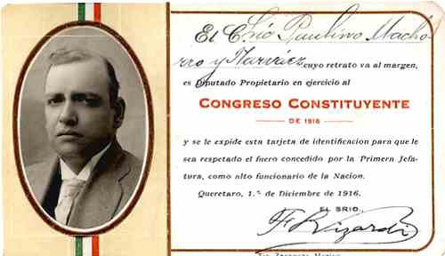 Imagen de Credencial de diputado federal