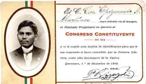 Imagen de Credencial de diputado federal