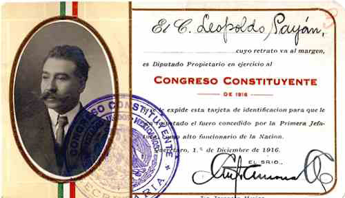 Imagen de Credencial de diputado federal