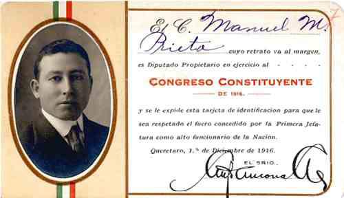 Imagen de Credencial de diputado federal