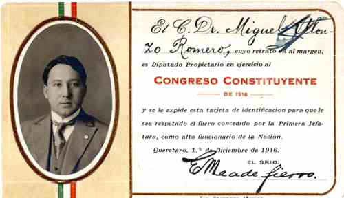 Imagen de Credencial de diputado federal