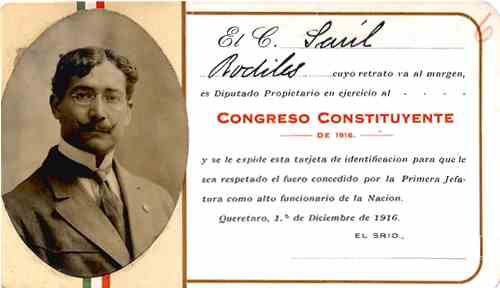 Imagen de Credencial de diputado federal