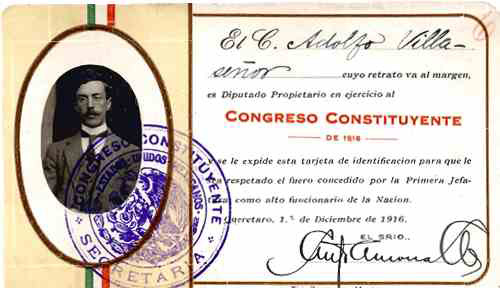 Imagen de Credencial de diputado federal