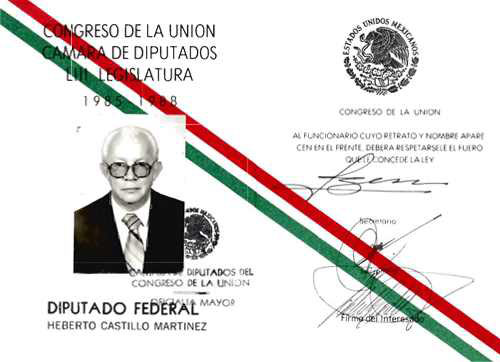 Imagen de Credencial de diputado federal