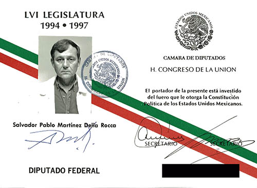 Imagen de Credencial de diputado federal