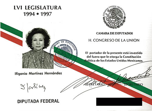 Imagen de Credencial de diputado federal